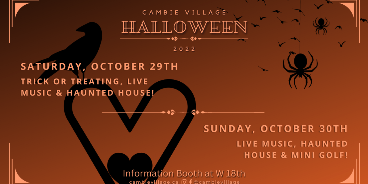 Halloween 2022 – October 29th and 30th